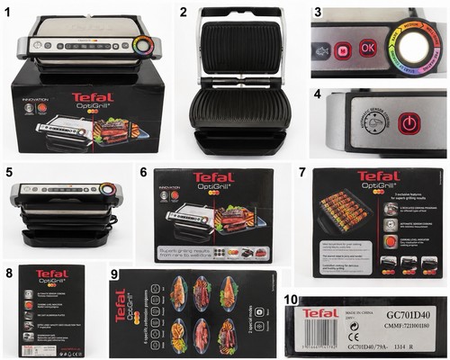 Tefal optigrill gc701d40 - gc701d40, smart