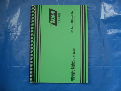 Bsa c15f parts book for - ,