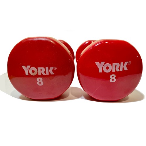 Vintage york red vinyl - 8, lb