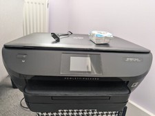 Used HP Envy 5640 e-All-in-One-Series with Type C Plug and Ink Cartridge