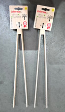 2x Long Bamboo Wooden