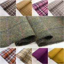 British Wool Fabric Abraham Moon Luxury Coat Winter Dressmaking Material