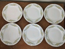 Set of Six Vintage, Dorchester Finest Bone China, Side Plates 16cm