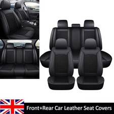 For Jaguar XF XE 2000-2018 seat Front+Rear Full Set Car Leather 5-Seat Covers BT