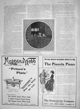 Original Old Antique Print