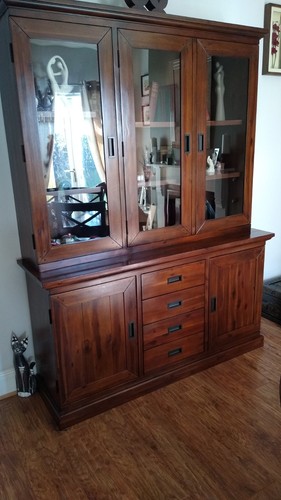 Solid acacia wood buffet - acacia,
