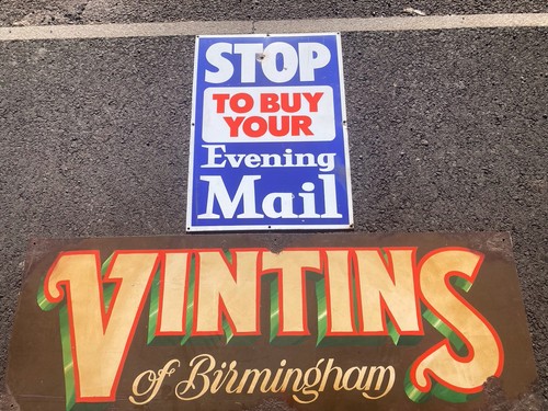 Vintage evening mail newspaper - evening,