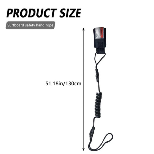 Premium coiled bodyboard - coiled, leash