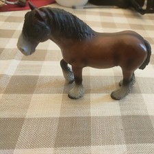  Schleich Brown SHIRE CLYDESDALE DRAFT 2000 Horse Retired  