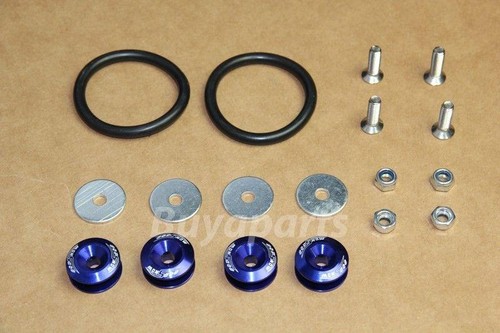 Jdm blue aluminum bumper trunk - jdm,