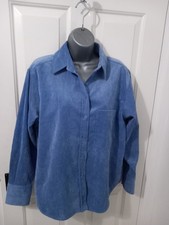 Zara Pincord blue shirt size