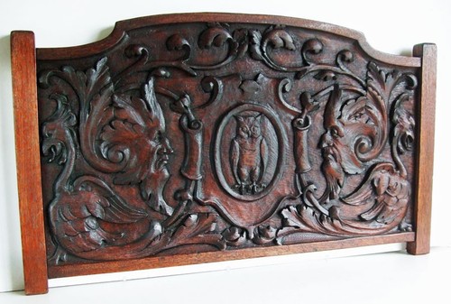 Antique carved wood - carved,