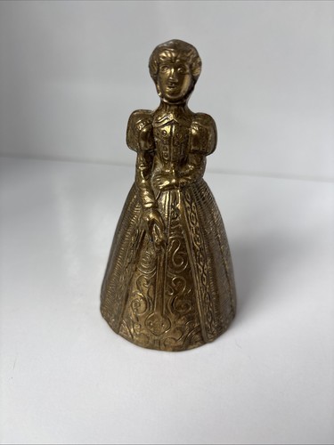 Brass handheld bell - brass,