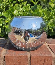 Mirrored Silver Mercury Glass