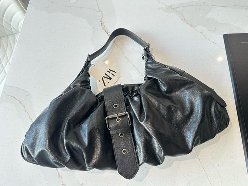 Zara black bag - black,