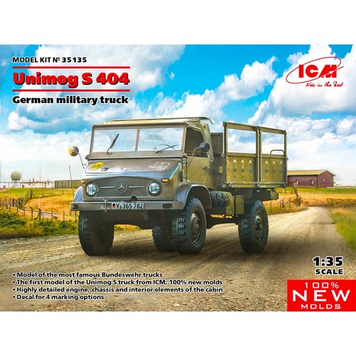 Icm 35135 unimog 404 german - 35135,