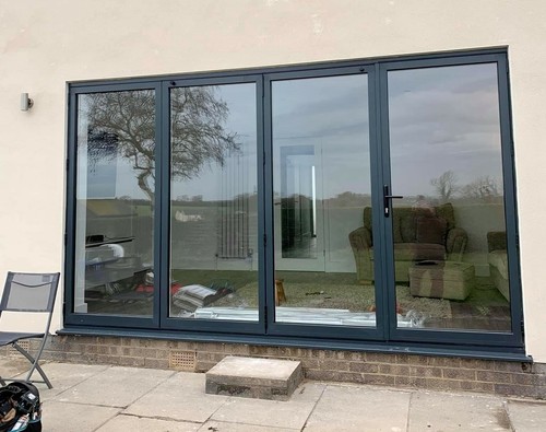 Aluminium bifold doors glazed - doors,