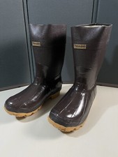 Thinsulate Rain Boots Men’s Size 8 M Waterproof Insulated Brown Rubber EUC