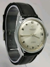 Vtg 1970s Carronade Automatic 25J  Chrome Cased 35mm Gents Watch Cal Felsa 4462