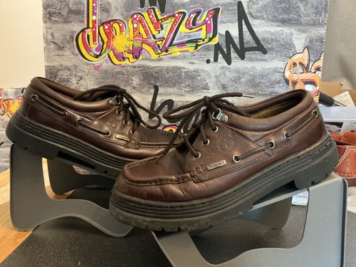 Timberland brown leather boat - timberland,