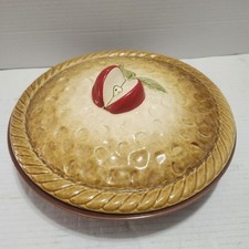 Vintage Apple Pie Dish And Lid