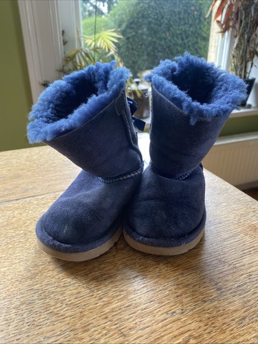 Ugg kids blue suede - kids,