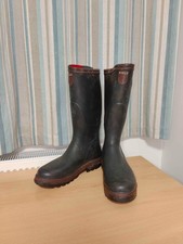 Aigle - Parcours Iso 2 neoprene-lined green wellington boots - UK 11.5 