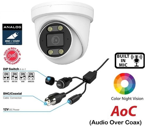 5mp dome cctv coax - 5mp, camera