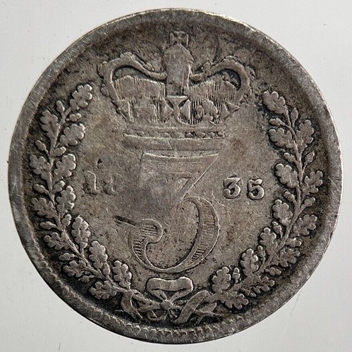 1835 william threepence - william, iv