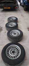Daimler XJ40 alloy wheels with good 220/56/390 metric tyres