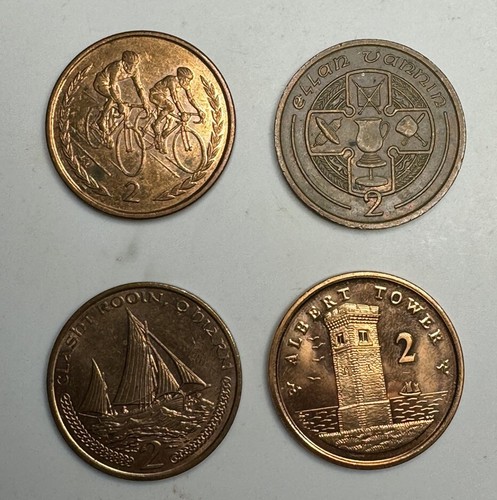 Isle man coin set 4 - man,