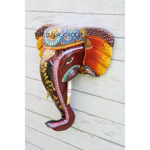 Wooden elephant wall - elephant,