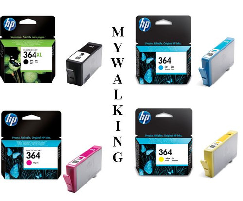 Pack genuine 364xl black - 4, hp