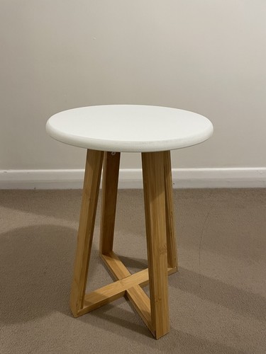 Viborg round stool bamboo - bamboo,