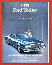 1974-75 FORD TORINO & GRAN TORINO Sales Brochure US Market -Sport Hardtop Wagons