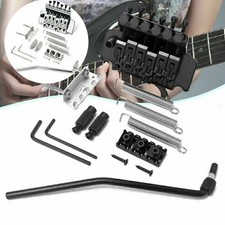 Double Locking Tremolo System Bridge for Floyd Rose Electric Guitar Parts Black