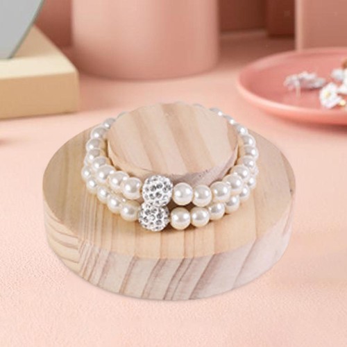 Wooden bracelet display stand - bracelet,