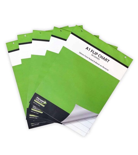 Large lined flipchart paper - large,