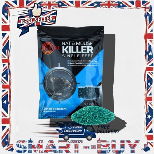 Ratkil rat poison - (6, x25g)
