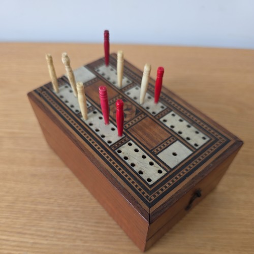 Vintage inlaid folding