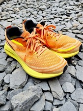 Mens Merrell Trail Running Shoes Trainers Uk 8 Orange Yellow