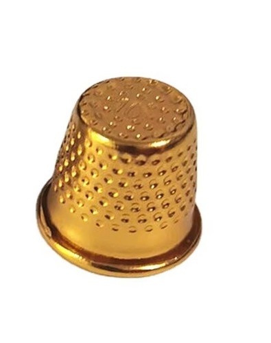 Gold coloured metal sewing - metal,