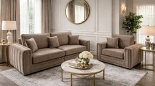 Alaska 3+1 Seater Velvet Sofa