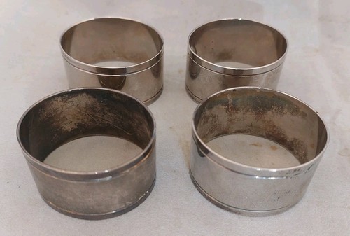 Vintage silver plated napkin - vintage,