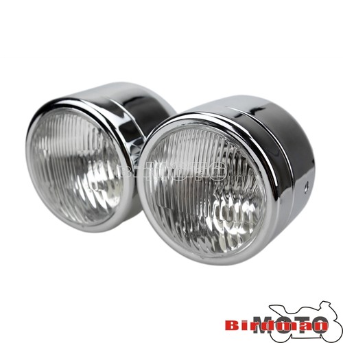 Twin round chrome - chrome, dominator