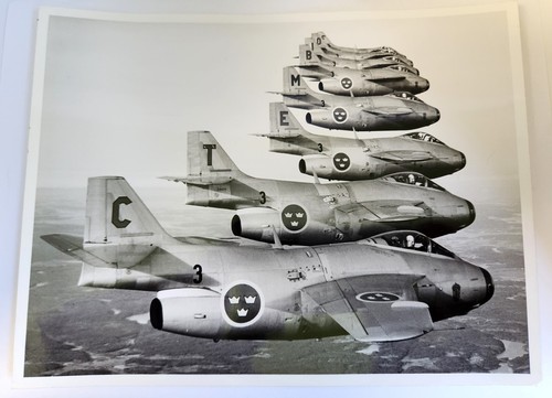 Saab 29f jet - jet, formation