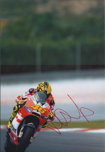 Valentino rossi autograph - valentino,