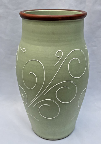 Vintage denby ferndale vase - vintage,