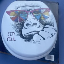 SANILO Soft Close Wooden TOILET SEAT ‘ stay cool ‘ 