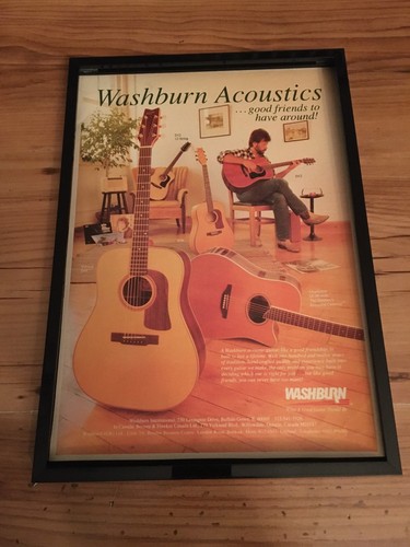 Washburn acoustic guitars 1989 - acoustic, guitars-1989